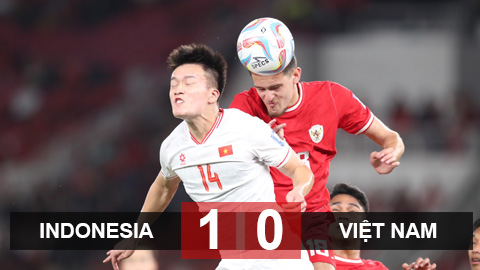 Kết quả Indonesia 1-0 Việt Nam: Trả giá vì sai lầm 